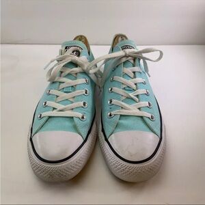 Converse Chuck Taylor All Star Unisex OX Poolside Sneakers Blue 147142F M 7 W 9